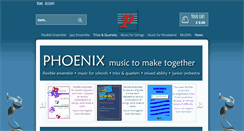 Desktop Screenshot of phoenix-music.com